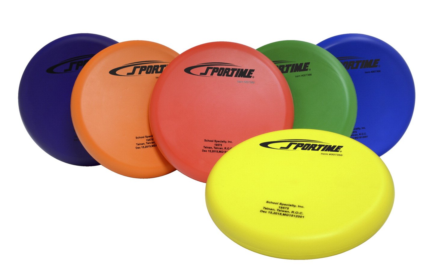 Sportime Gradestuff Foam Fliers, 8-1/2 Inches, Assorted Colors, Set Of 6