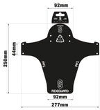 Rideguard Pf1 Trash Free Trails. Front Mtb Mudguard Mountain Bike Fender. Fits 24   , 26   , 27.5   , 29   , Plus Size And Fat B