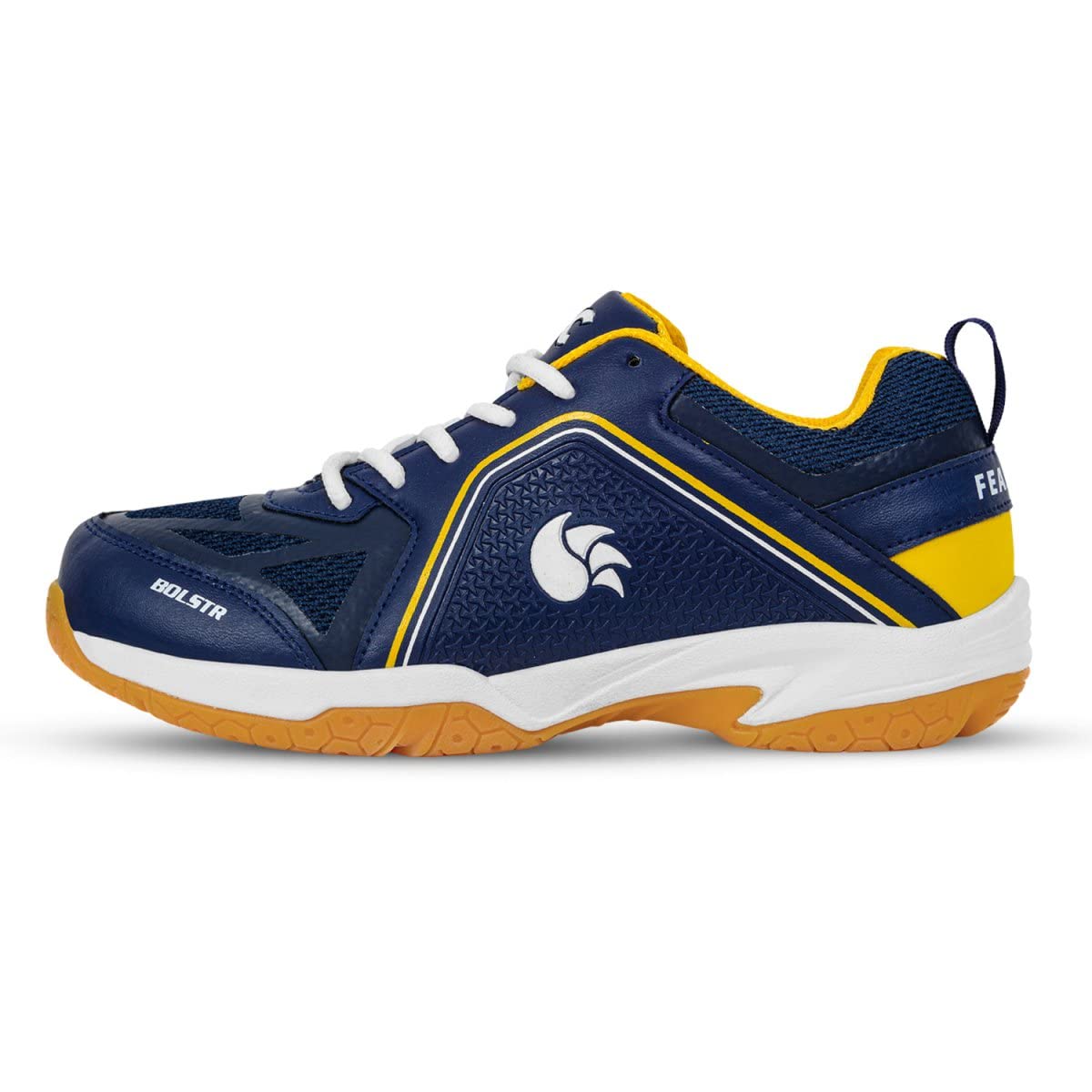 Dsc Men'S DbsbNy1 Bolstr Navy/Yellow Badmintion Shoes  1 Uk
