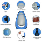 Volowoo Pop Up Shower Changing Room Privacy Tent, Instant Portable Outdoor Shower Tent, Camp Toilet, Rain Shelter For Camping &
