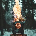 Berleben Stker Wood Burning Camp Stove - Stainless Steel Portable Stove For Camping, Backpacking, & Hiking - 18Oz Folding Campin