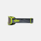 Giro Buster Kids Ski Goggles - Snowboard Goggles For Youth, Boys & Girls - Ano Lime Linticular Strap With Amber Rose Lens