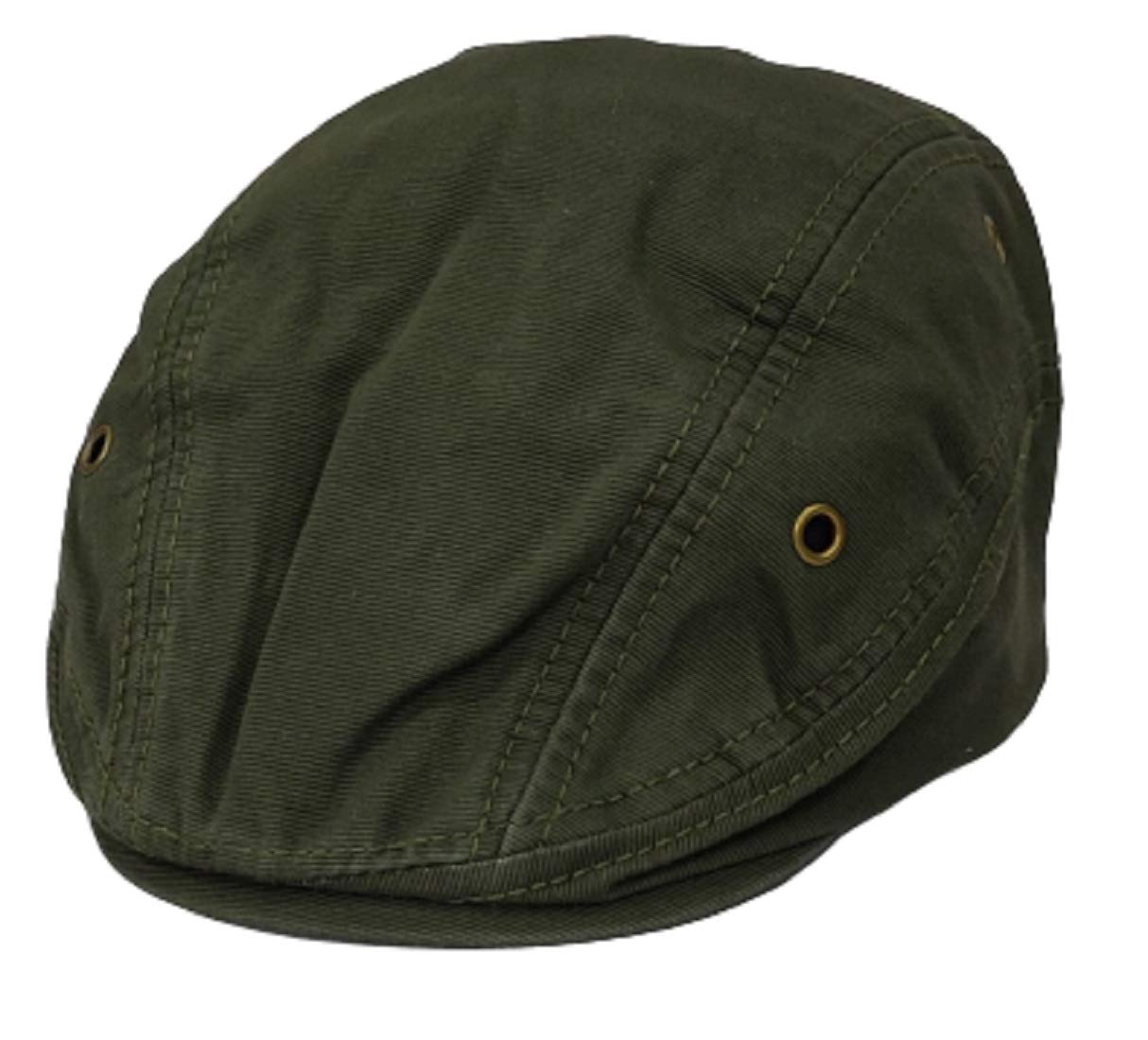 Zacharias MenS Cotton Beret Golf Cap A603 (Green;Free Size)