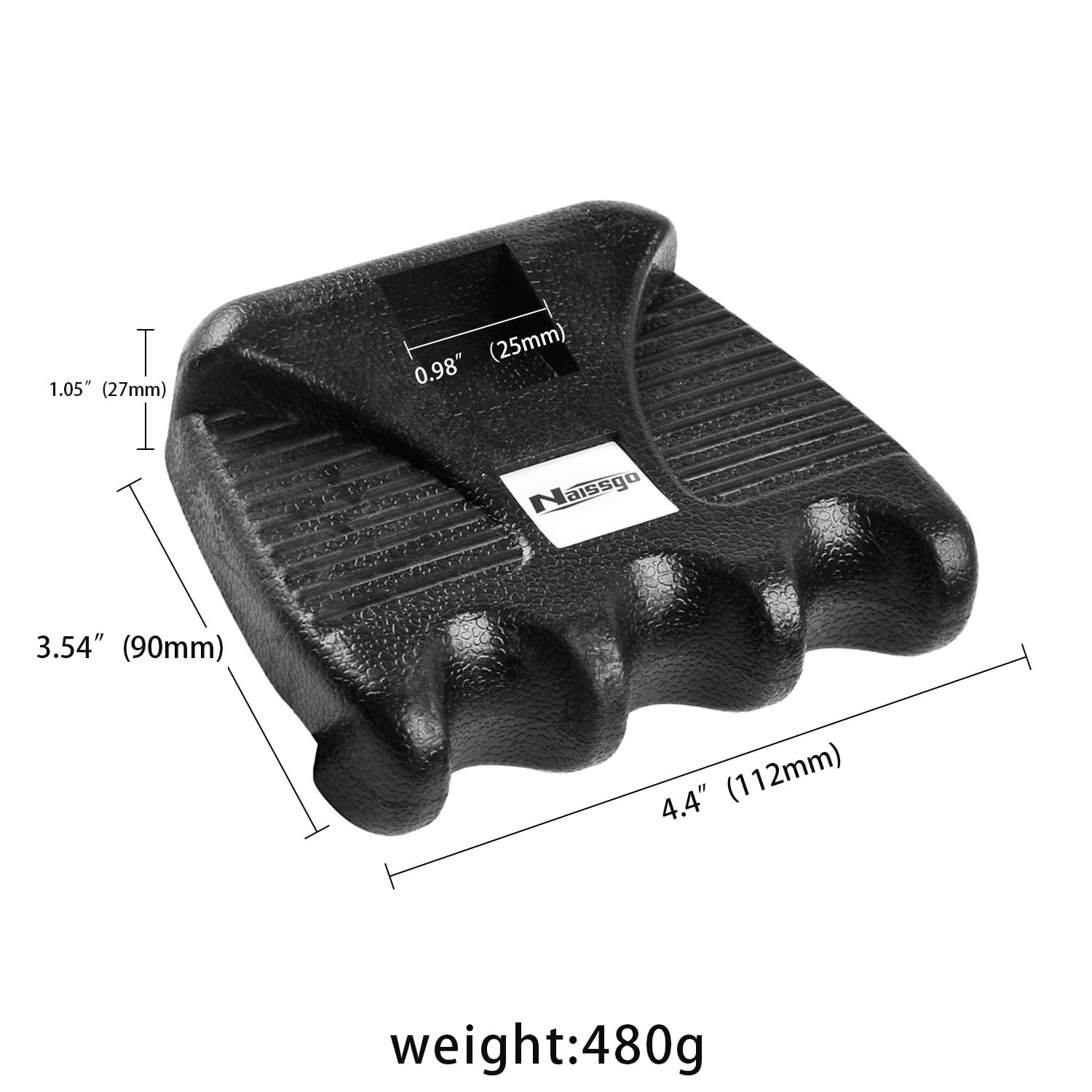 Naissgo Cue Rest Cue Stick Holder Pool Cue Holder (3-Holes)