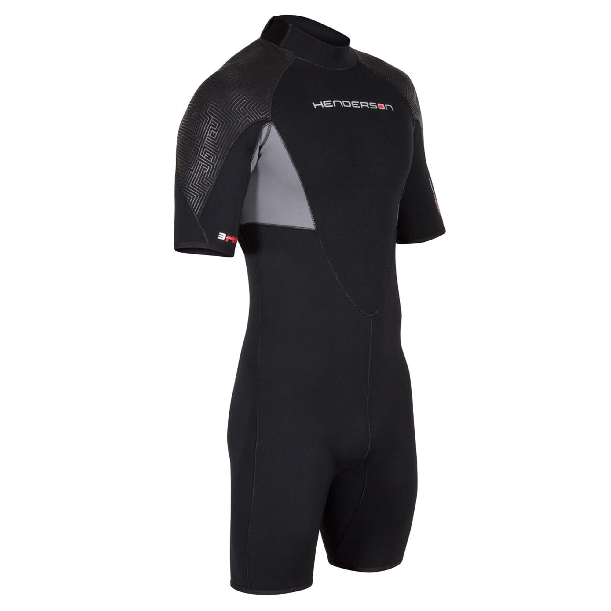 Henderson 3Mm Thermoprene Pro Men? Back Zip Shorty, Black, L