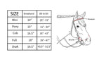 Tahoe Tack Barbwire Leather Western Hand Tooled Browband Headstall With Matching Split Reins, Mini, Mahogany