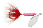 Yakima Bait Wordens 216-Fl Rooster Tail In-Line Spinner, 12 Oz, Treble Hook, Flame