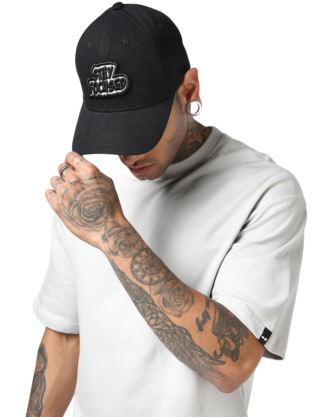 Bewakoof Unisex Embroidered Cotton Baseball Cap