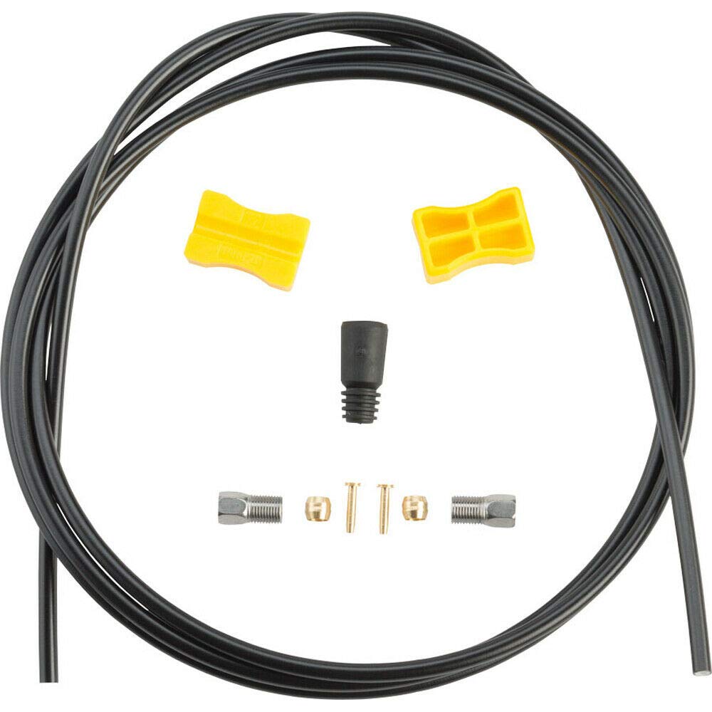 Shimano Sm-Bh59-Jk Low Pressure Disc Brake Hose Kit - Straight Caliper Caliper Connector, 2000Mm, Black