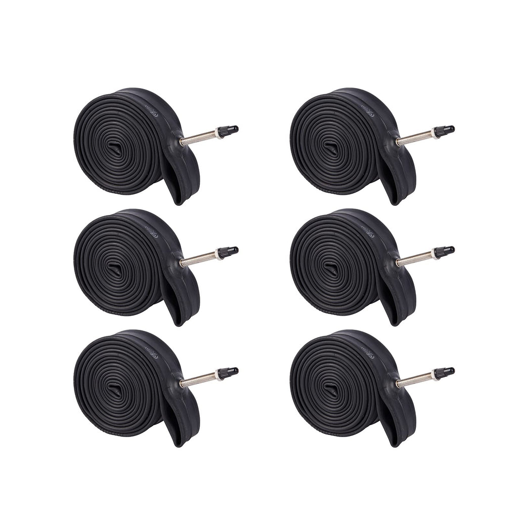 Bwshlf Bike Inner Tube 700X25/32C Bicycle Replacement Butyl Inner Tube With 48Mm Presta Valve For Road Bikes (6 Pack)