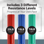 Logest Twist Hand Exerciser Bars - 3 Piece Flexible Bars Strengthener Set - Tennis Elbow, Golfer'S Elbow, Tendonitis, Wrist, For