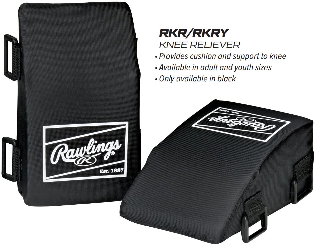 Rawlings | Catchers Knee Savers | Baseball/Softball | Youth | Black