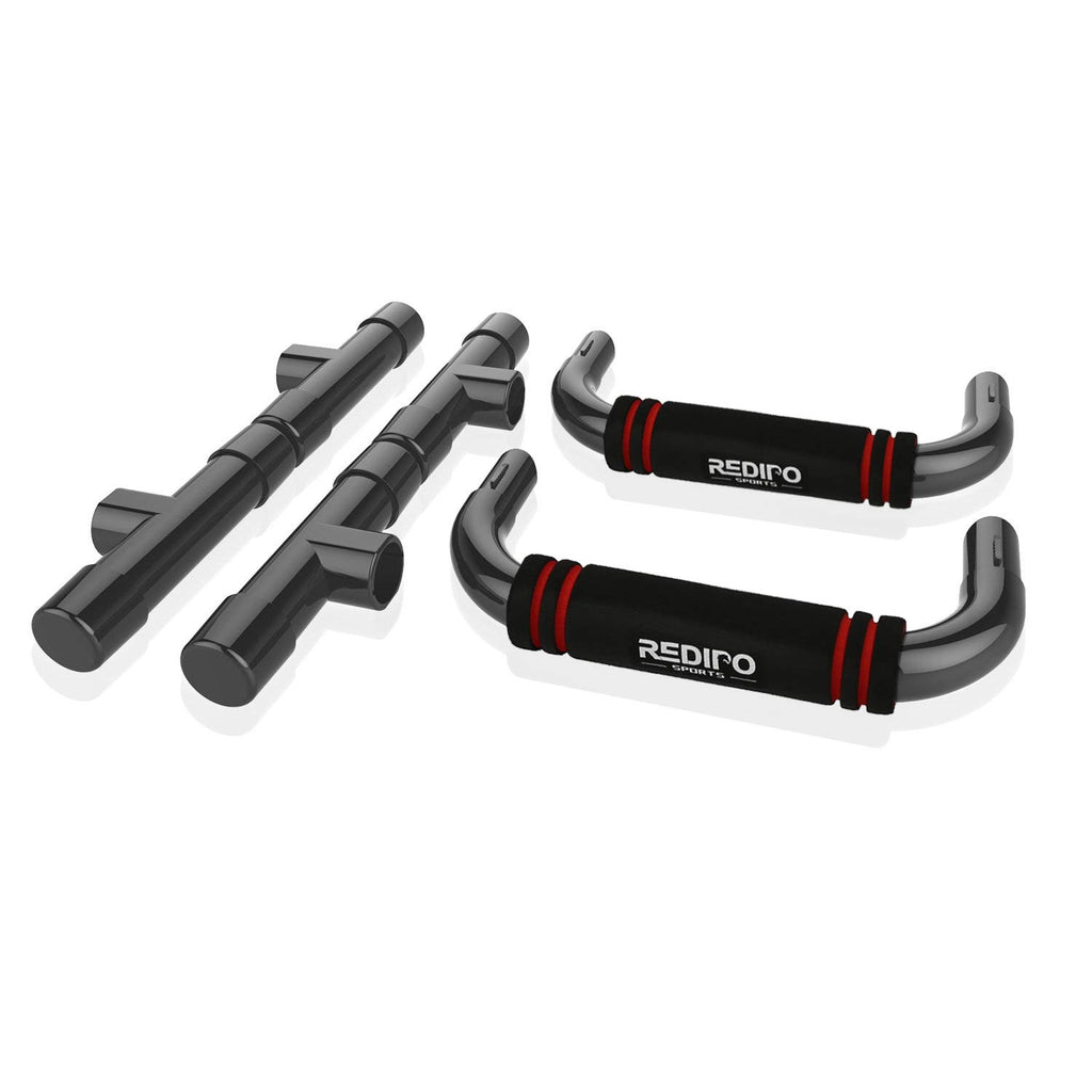 Push Up Bars Strength Training - Workout Stands With Ergonomic Push-Up Bracket Board With Non-Slip Sturdy Structure Portable For
