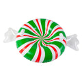Bigmouth Inc Large 48'' Inflatable Snow Tube For Kids And Adults, Durable Winter Toy For Tubing & Sledding - Peppermint