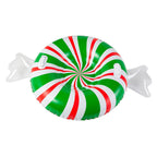 Bigmouth Inc Large 48'' Inflatable Snow Tube For Kids And Adults, Durable Winter Toy For Tubing & Sledding - Peppermint