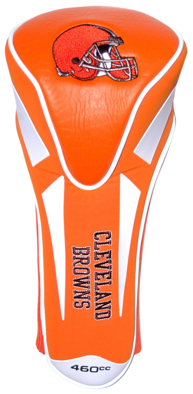 Team Golf Nfl Cleveland Browns Single Apex Driver Head Cover Golf Club Single Apex Driver Headcover, Fits All Oversized Clubs, T