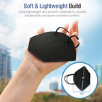 Kn95 Particulate Respirator - 20 Pack Face Mask 5 Layers Cup Dust Mask Protection Against Pm25 Dust Particles, Smoke And Haze-Pr