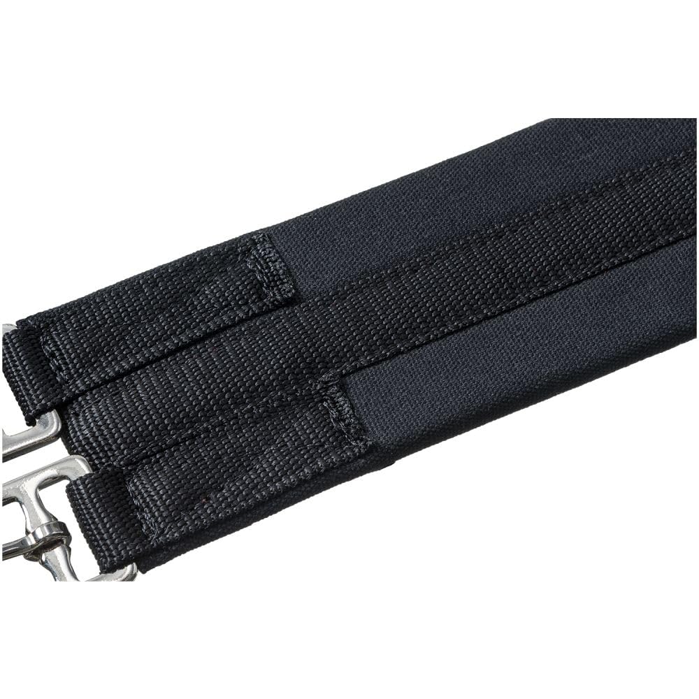 Tough 1 Padded Cotton English Girth, Black, 48-Inch