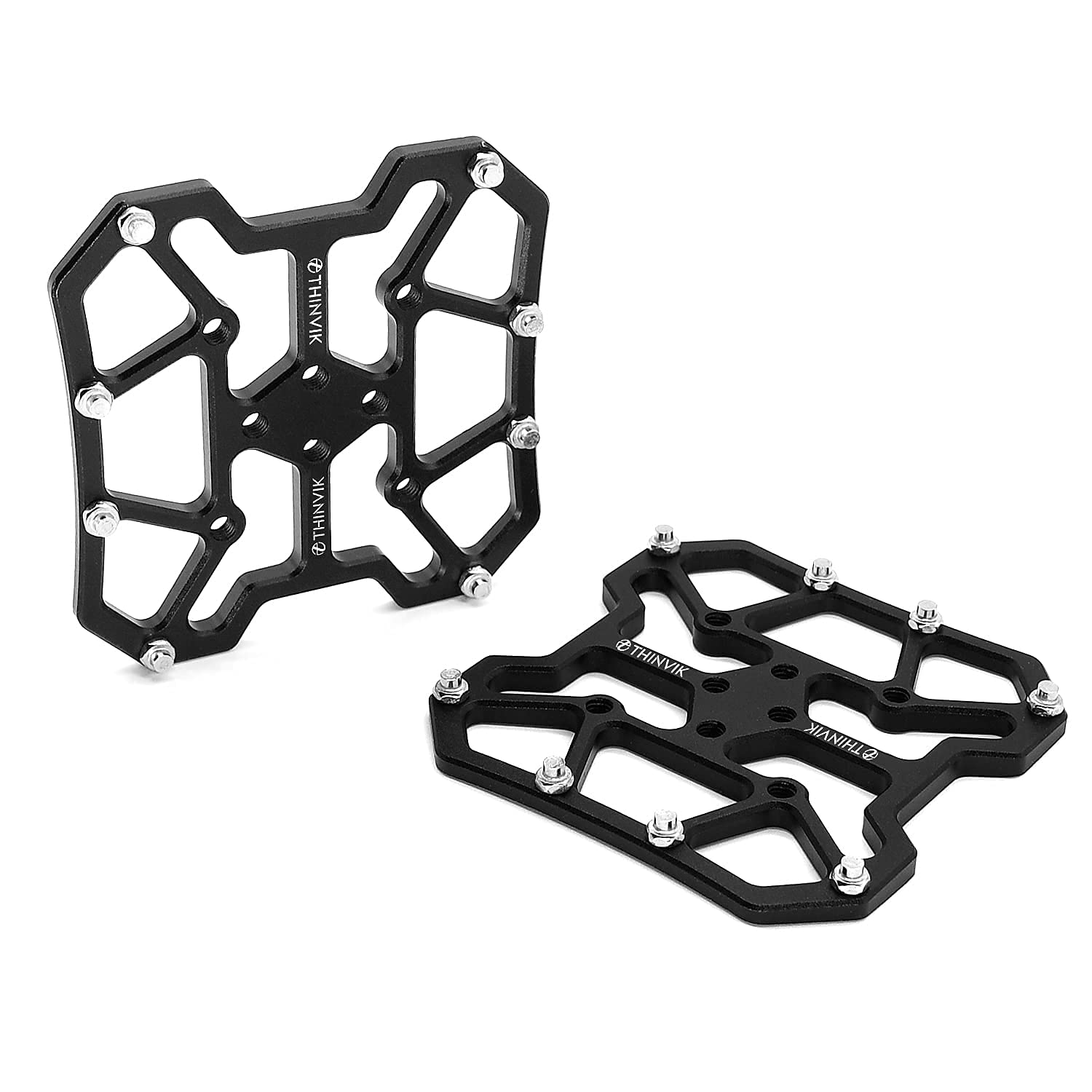 Thinvik Bike Clipless Pedal Platform Adapters Compatible With Shimano Spd-Sl/Spd,Look Keo/Delta,Peloton Bike Pedals And Cleats,C