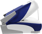Xgear Deluxe Low Back Boat Seat, Fold-Down Fishing Boat Seat (2 Seats) (White/Grey/Blue)