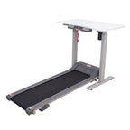 Sunny Health & Fitness Treadmill With Detachable Automated Desk - Sf-Td7884,Black/White