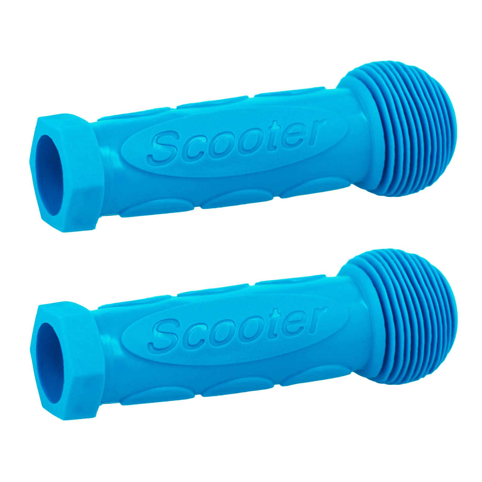 Gladeer Kids Scooter Handle Grips Replacement Handlebars for 2/3/4 Wheeled Child Kick Scooters Bike Rocking Car, 2-Pack (Sky Blu