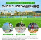 25 Pcs Pro Disc Cones - Training Cones Agility Soccer Cones With Carry Bag For Training, Soccer, Football, Basketball,Kids And O