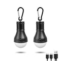 Jarxin Led Camping Lantern USB Rechargeable,Outdoor Tent Lights for Camping Hanging,Kids with Clip Hook Camping Flashlight (2 Pa