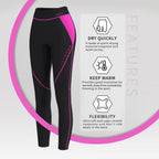 Goldfin Womens Wetsuit Pants, 2Mm Neoprene Pants Keep Warm For Diving Swimming Surfing Kayaking Boating (Black, L)