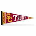 Rico Industries Ncaa Southern California Trojans - Usc Usc Exclusive 12'' X 30'' Felt Wall D  Cor Pennant - Great For Home/Bed R