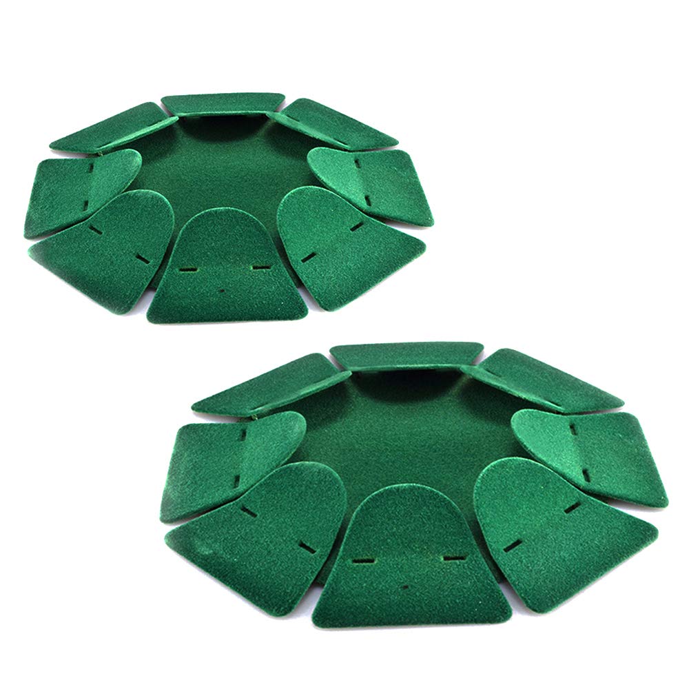 2Pcs Green All-Direction Putting Cup Golf Training Hole Practing Cup Aid Indoor/Outdoor