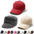 Niskanet Cotton Unisex Plain Baseball Caps For Men And Women | Pack Of 3 | Red, Black Denim, Beige Color | Adjustable Size | Cas