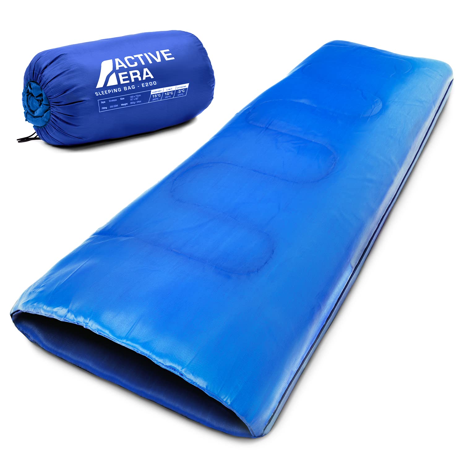 Active Era Ultra Lightweight Sleeping Bag Indoor & Outdoor - Compact 3 Season Sleeping Bag For Adults - Camping Sleeping Bags Fo