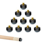 Gse 10 Pieces 12Mm/13Mm Billiard Cue Tips, Soft Pool Cue Tips, Pool Cue Stick Screw-On Tips Replacement (13Mm, Soft Tip)
