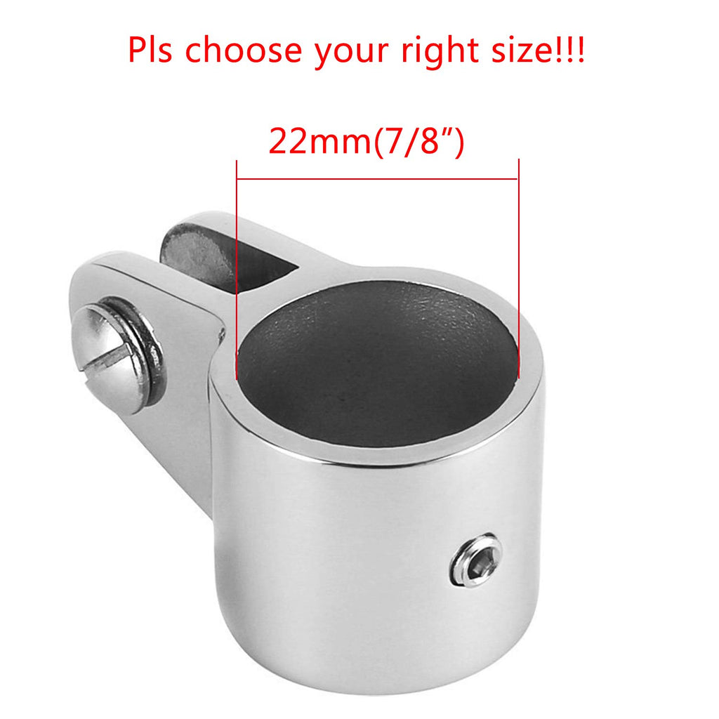 Nrc&Xrc 316 Bimini Top Jaw Slide, 2 Pcs Marine Boat Hardware Fitting Stainless Steel 1Inch Or7/8