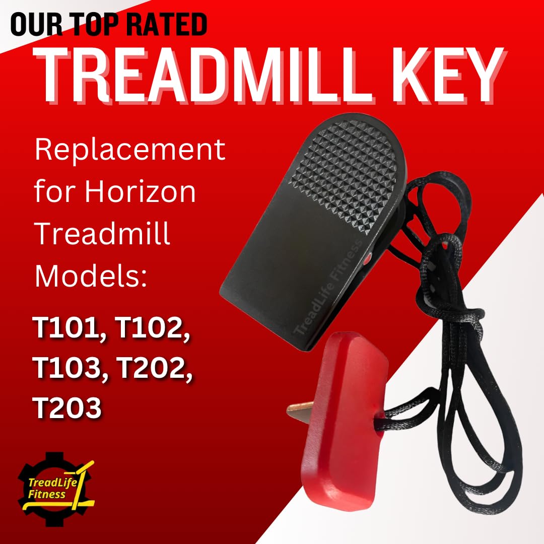 Treadmill Safety Key - Replacement For Horizon Treadmill Models: T101, T102, T103, T202, T203