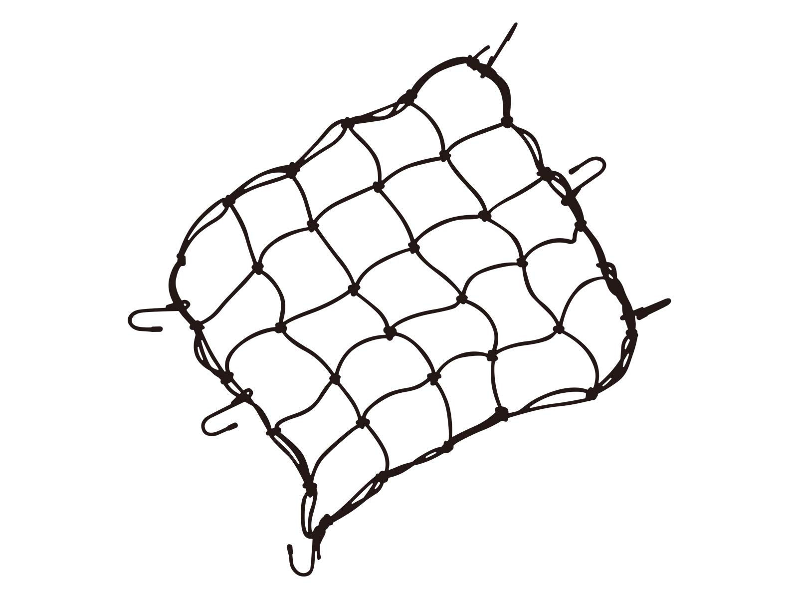 Topeak Cargo Net for Bike Tote and Basket, Black, 40 x 40 cm / 15.7    x 15.7   