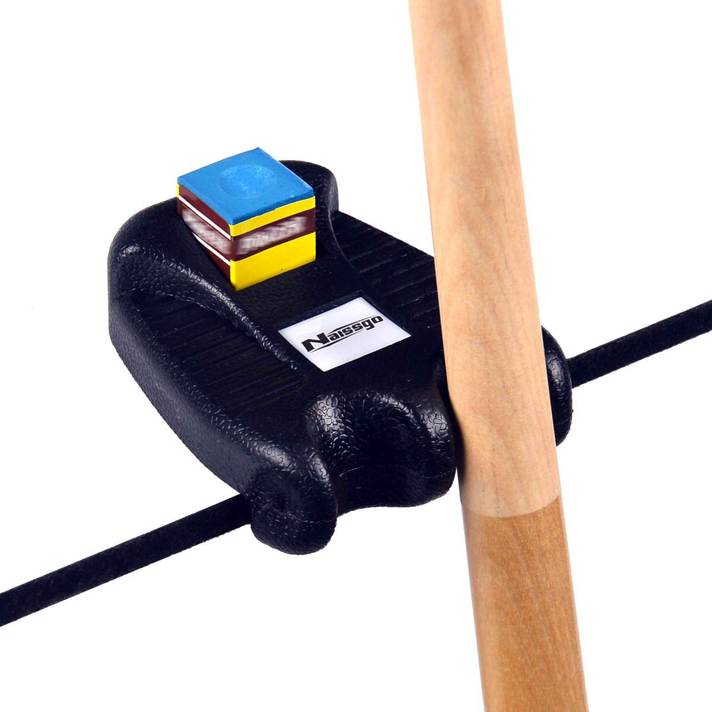 Naissgo Cue Rest Cue Stick Holder Pool Cue Holder (2 Holes)