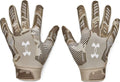 Under Armour Boys F9 Novelty Football Gloves, (289) Khaki Base / / White, Large
