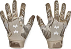 Under Armour Boys F9 Novelty Football Gloves, (289) Khaki Base / / White, Small