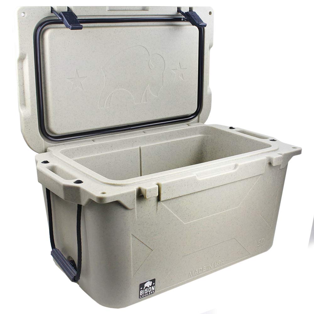 Bison Coolers Tan 50 Quart Cooler  Made In The Usa