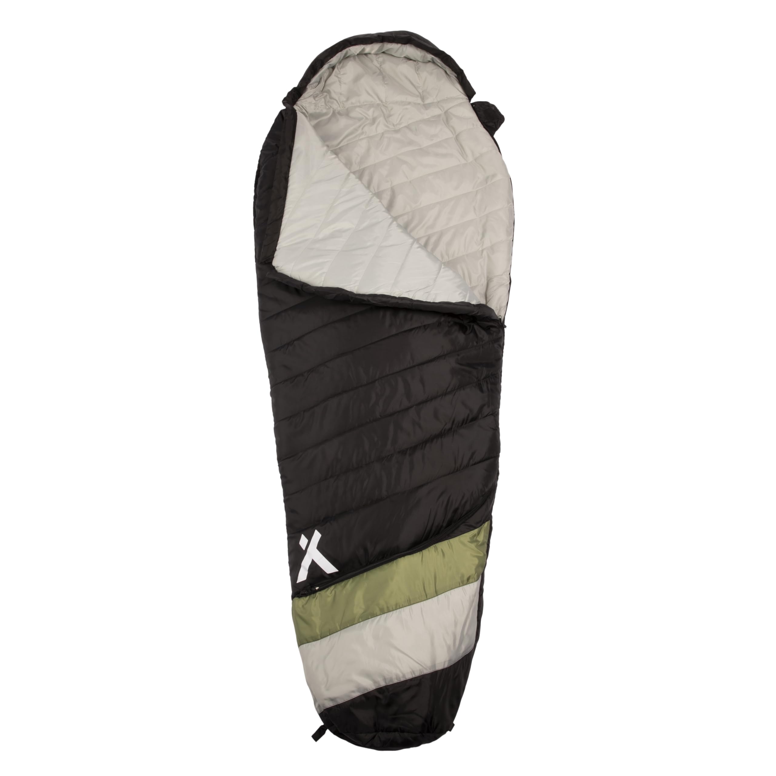 Bear Grylls 15 Degree Sleeping Bag For Adults 3-4 Season, For Cold Weather, Backpacking, Camping, Survival, Hiking, With Compres