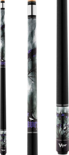 Viper By Gld Products Underground 58'' 2-Piece Billiard/Pool Cue, The Raven, 19 Ounce,Black,50-0650-19