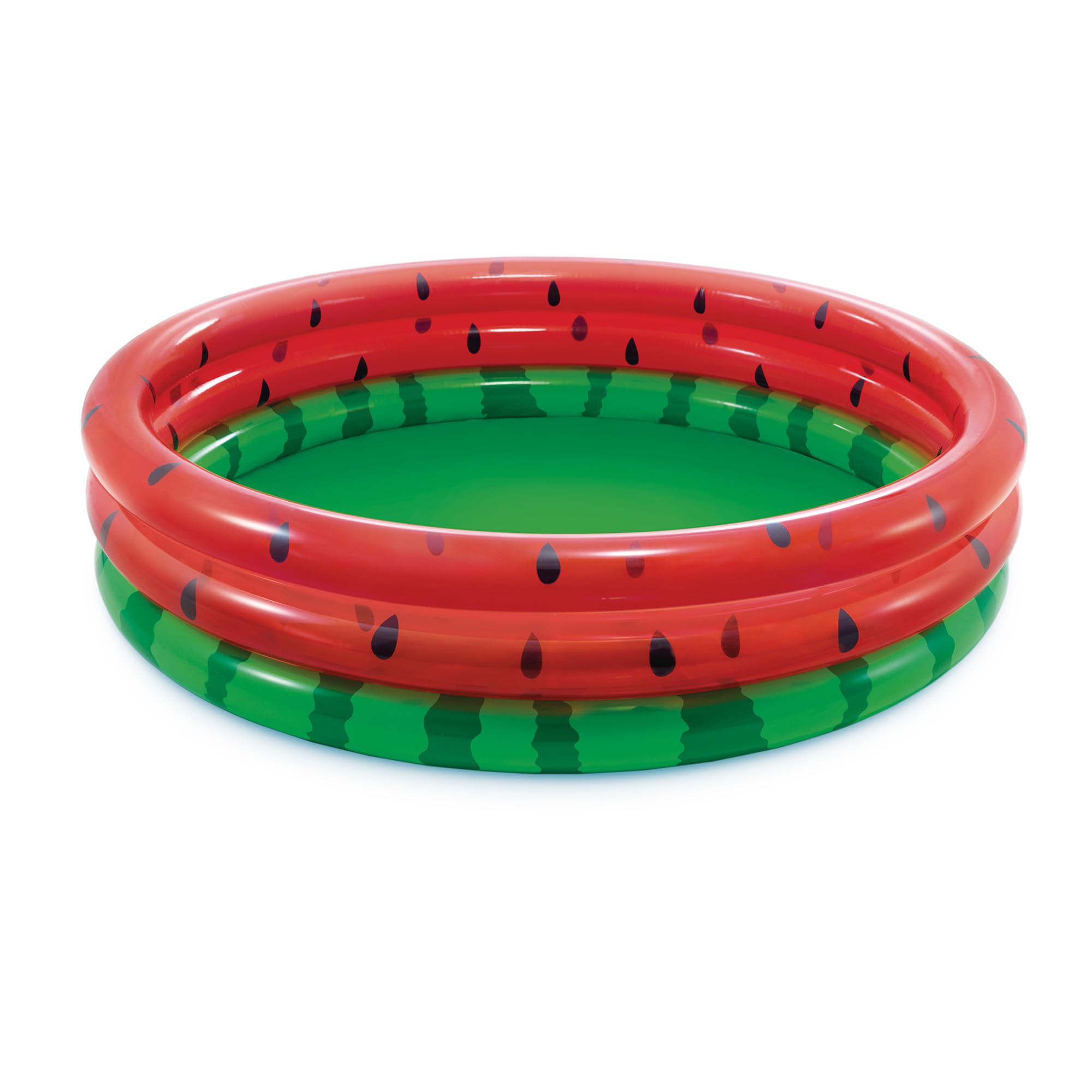 Intex 66-Inch Round Inflatable Outdoor Kids Swimming And Wading Watermelon Pool For Ages 2 And Up