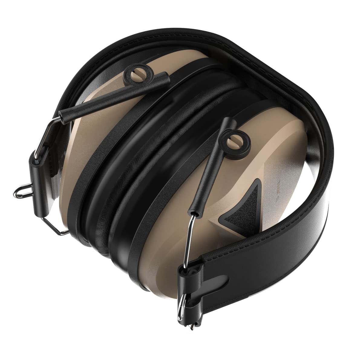 Defender Safety Decitech E1 Electronic Active Hearing Protection, Shooting, Range, Hunting, Tactical Earmuffs, 24 Nnr Rated. (Ta