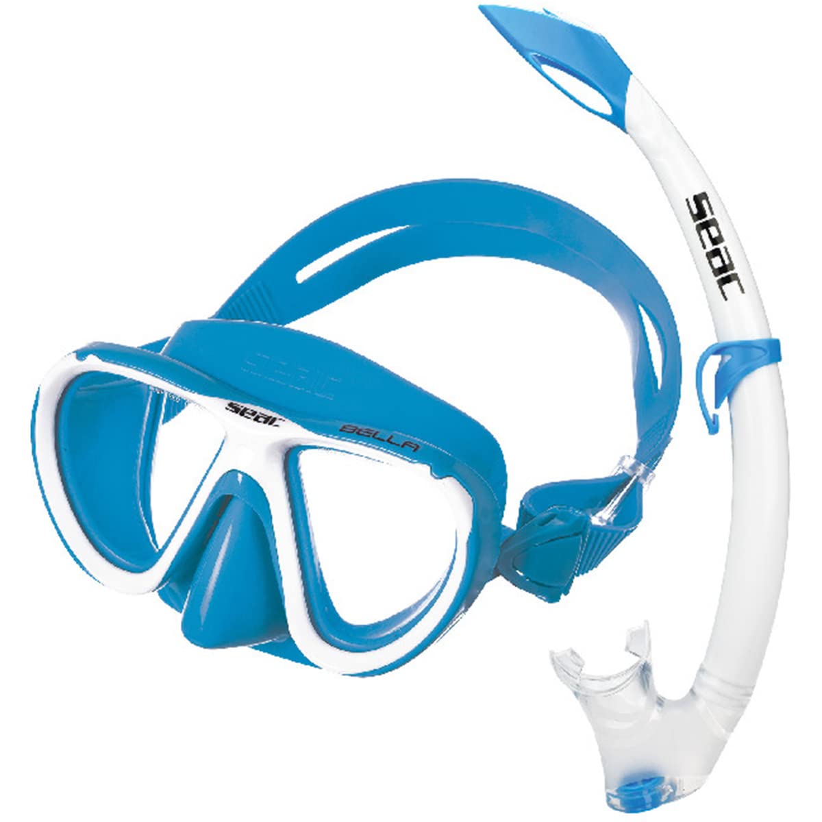 Seac Set Bella Color, Diving Mask And Snorkel Set For Kids
