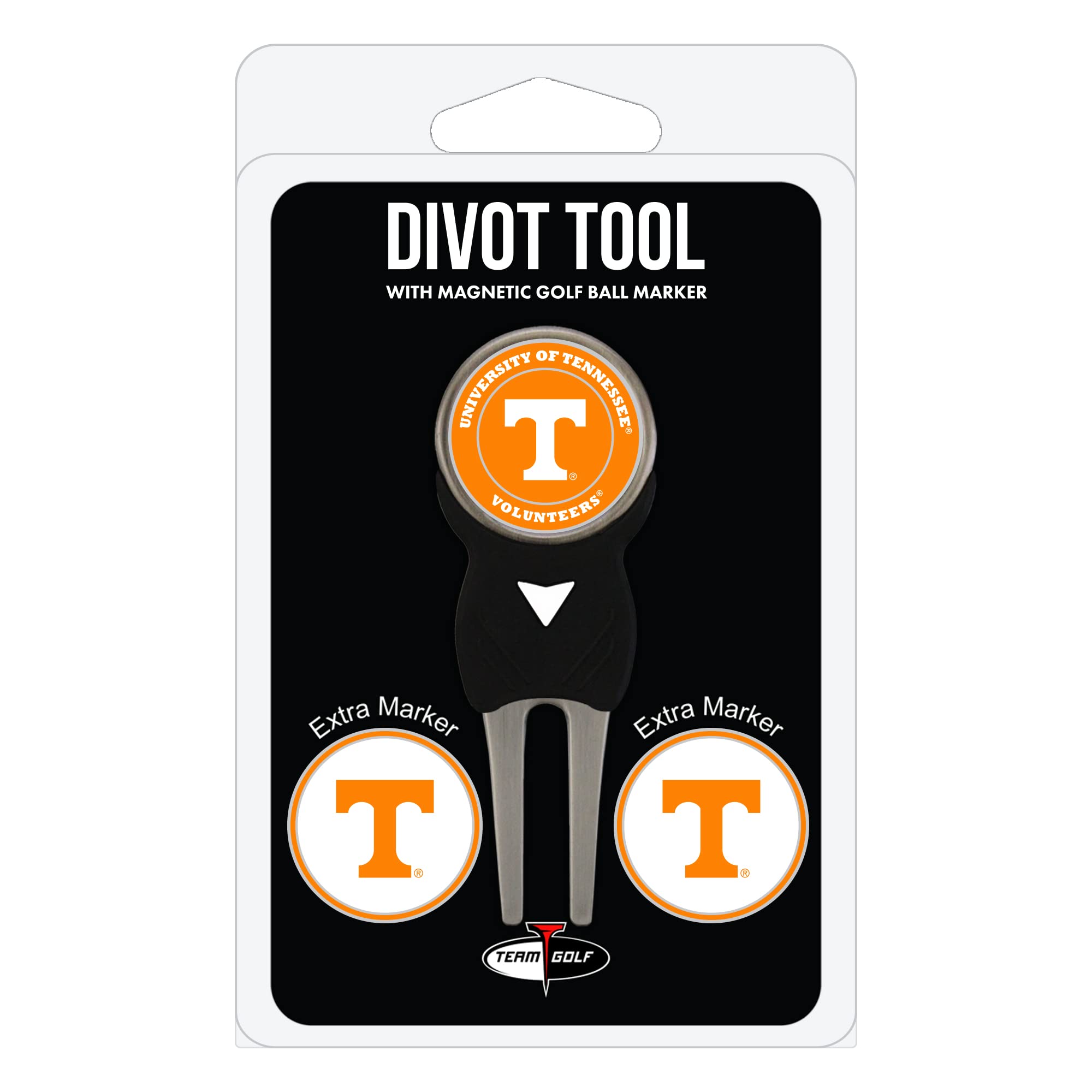 Team Golf Ncaa Tennessee Volunteers Divot Tool Pack With 3 Golf Ball Markers Divot Tool With 3 Golf Ball Markers Pack, Markers A