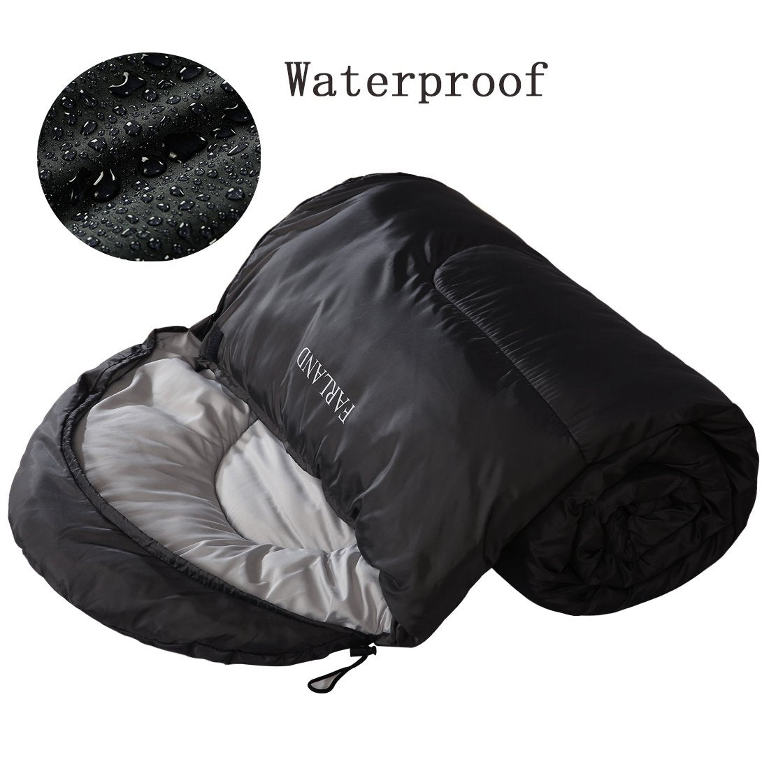 Farland Sleeping Bags 20? For Adults Teens Kids With Compression Sack Portable And Lightweight For 3-4 Season Camping, Hiking,Wa
