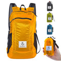 4Monster Hiking Daypack,Water Resistant Lightweight Packable Backpack for Travel Camping Outdoor (A-orange, 32L)