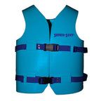 Trc Recreation Super Soft Child Size Medium Life Jacket Uscg Approved Vinyl Coated Foam Swim Vest For Kids Swimming Pool And Bea